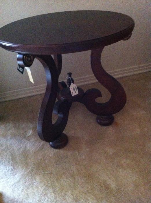                          1 of many new end tables