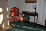 Side Chair, table & Lamp