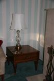 end table & lamp