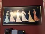 Gorgeous antebellum ladies artwork