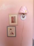 Girls antique wall lamps (2)