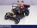 Universal&nbsp;Hobbies 1:18 Die-cast Ford Model&nbsp;T with Added Laurel and Hardy Traveler Character Set
