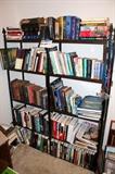 Bookshelf and books