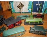 Lionel train,cars, and track