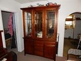 Cherry china hutch
