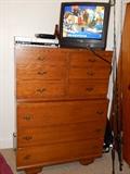 Dresser and television