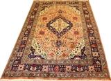 Lot#2078, TABRIZ PERSIAN RUG, 9' 6" X 6' 6"