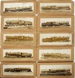 Lot#80, LOCOMOTIVE PHOTOGRAPH CO LOCOMOTIVE PHOTOS, 1920S TEN depicts photos of various early 20th c steam locomotives including a 2143, 'Lehigh Valley' Baldwin Locomotive Works 4-6-4 steam locomotive and tender; one Pennsylvania 4-6-2 steam locomotive and tender; one 2803, Canadian Pacific, Montreal Locomotive Works, 4-6-4 steam locomotive and tender; one 5700, Canadian Pacific, 4-6-4, steam locomotive and tender built by Montreal Locomotive Works, one 5270, New York Central 4-6-4 steam locomotive and tender built by American Locomotive Works, one 9000, Union Pacific 4-12-2 steam locomotive and tender built by American Locomotive works, 1346, Atlantic Coast Lines, 4-6-2, Steam Locomotive and tender, built by American Locomotive Works, Southern 'Crescent Limited', 4-6-2 steam locomotive and tender, C. E. & I, etc.