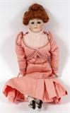 Lot#351, BISQUE HEAD DOLL, C1900, L 9 1/2"Having a bisque head with sleep eyes, incised 172 at the neck, with bisque hands and legs; painted lashes and brows. Encised: "Made In Germany";