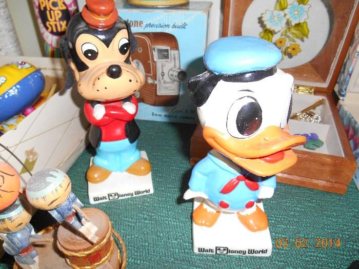 antique Disney bobble heads