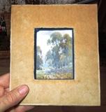 3" X 3 1/2" PERCY GRAY PAINTING