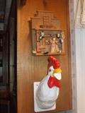 rooster towel hanger