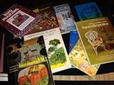 Craft, cooking, gardening, sea shell and butterfly books