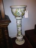 Butterfly vase and stand $110