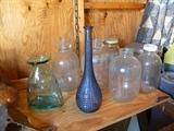 Vintage jars and vases