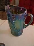 Carnival Glass Pitcher