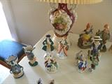 Collection of Vintage figurines most made in Japan some in Occupied Japan