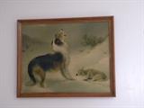 "The Lost Lamb" Vintage Print Framed