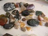 Small collection of polished rocks and stones