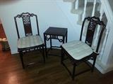 Oriental Style Chairs & Table