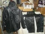 Leather Jacket, Hat, Purse and Chaps