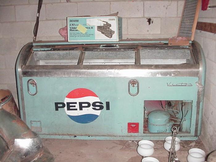 Commercial cooler for Pepsi by Victor