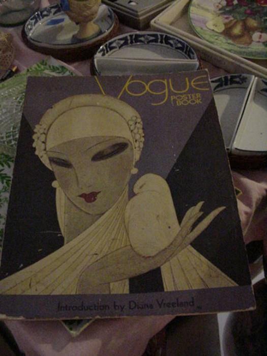Vogue poster book with introduction by Diana Vreeland--about 12 posters