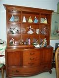 nice open face china hutch, cherry, I think