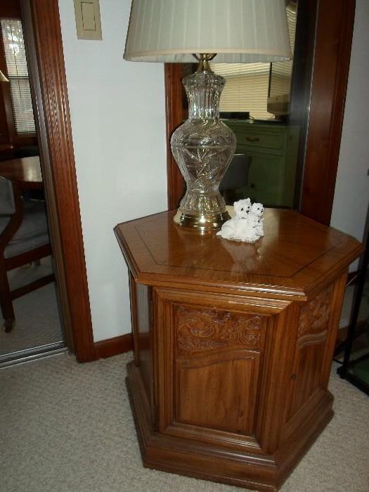 several of the octagon end tables