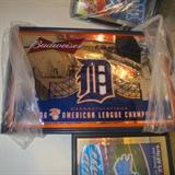 RARE LARGE TIGERS AMERICAN LEAGUE CHAMPS ADVERTISING 3 FEET BY 4 FEET! MINT IN ORIGINAL PACKAGING