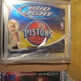 RARE LARGE PISTONS 2004 CHAMPIONSHIP SIGN