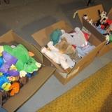 COLLECTION OF LARGE VINTAGE BEENIE BABIES