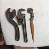 SEVERAL ANTIQUE TOOLS