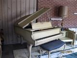 Baby grand 50's style - taking bids on this item.