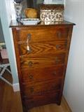 Art Deco era oak chest of drawers