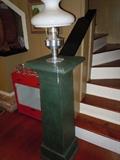 Huge column pedestal and Aladdin lamp