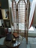 Bamboo room divider and table