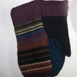 Hand made mittens. These mittens are made from recycled sweaters (material varies: wool, cashmere, synthetic etc.) and are lined with polar fleece. Some have extra button embellishments on them. Each pair has 4 complimentary colors on it.They are all machine wash/dry-able I pre-shrink the sweaters before I sew them together. Buyer can pick favorite colors when they win, picture is an example.
Size: one size fits most
Donor:Kathy Jackson
Shipping: Yes, paid for by donor