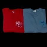 00% cotton, garment dyed tee from Comfort Colors, choose your color of shirt, thread and size Monogrammed with the winners choice
Donor:Laurie Smith
Shipping: Yes, paid for by donor 