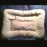 West Paws Design, Dog Bed in the beautiful color of Serinity FrostOur most durable bed yet, this soft, crate-friendly option brushes off stains and messes with a quick swipe. The Heyday Bed with Micro-suede has been tested and certified for safety by a ecological 3rd party that rigorously tests every part of this durable and versatile dog bed (40"l x 27"w) Valued at over $99.00 