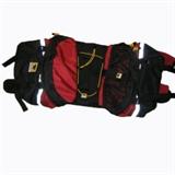 Mountainsmith dog pack - size M (brand new)Independently adjustable fleece lined chest harness, 2 zippered pockets with rain flaps, single haul handle at top of pack, compression straps, D ring attachment point for leash mesh pocket at the top for leash stash, 3M reflective trim, internal valuables pocket, dog girth: 24"-36", min. torso length:19", dog weight:40-80 lbs, capacity: 1220 Cu In, recommended for dog breeds: golden and Labrador retrievers
Donor:Kathy Jackson
Shipping:Yes, by donor 