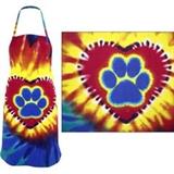 Tie Dye Paw Apron. 23.5" W x 31" L (60 x 78.7 cm), Machine wash cold; low iron; do not bleach; do not wring, 100% cotton
Donor:Robin Sneddon
Shipping:Yes, paid for by donor 