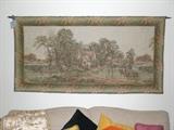Tapestry with rod and finials-33x75