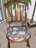 Antique birthing chair PRISTINE