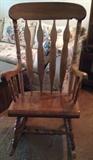 Solid Wood Rocking Chair