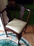 Mahogany Corner Chair