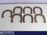 Lot of 7 "Super Ringer" and "Double Ringer" Horseshoes
