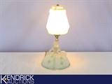 Vintage Glass Boudoir Vanity Lamp &nbsp;
