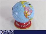 Vintage Ohio Art Co. Tin Globe Bank&nbsp;
