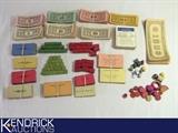 1935 Original Monopoly Game Pieces
